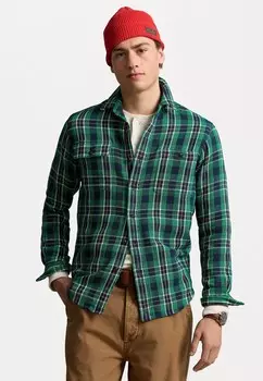 Рубашка CLASSIC FIT PLAID FLANNEL WORKSHIRT Ralph Lauren, зеленый