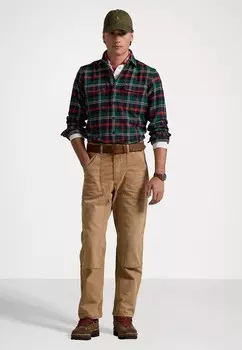 Рубашка CLASSIC FIT PLAID FLANNEL WORKSHIRT Ralph Lauren, разноцветный