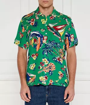 Рубашка Classic fit Polo Ralph Lauren, зеленый