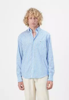 Рубашка CLASSIC GINGHAM SHIRT GANT, синий