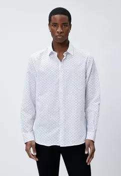Рубашка Classic Neck Geometric Detailed Koton, цвет ecru