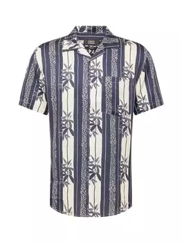 Рубашка Clean Cut Copenhagen Regular fit Button Up Finn, цвет Ecru/Dark blue