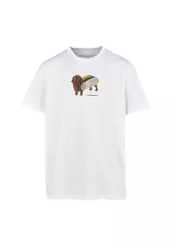 Рубашка Cleptomanicx Hot Dog, белый