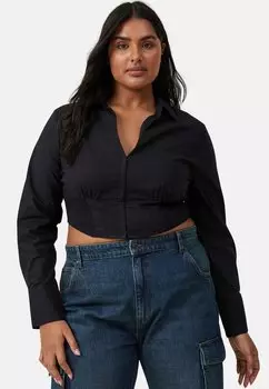 Рубашка Cloe Corset Cotton On, черный