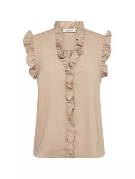 Рубашка co'couture Sueda, бежевый