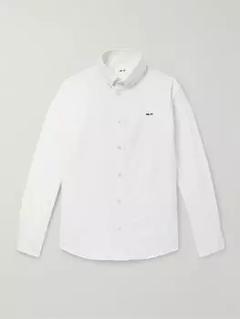 Рубашка Colby 5910 из хлопка Оксфорд с воротником на пуговицах NN07, белый