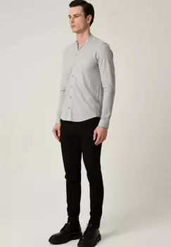 Рубашка Collar Long Sleeve Antioch, светло-серая