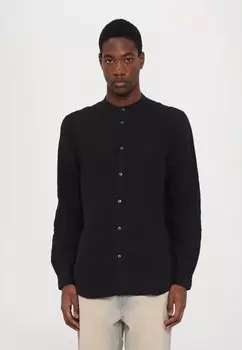 Рубашка COLLARLESS SHIRT CLOSED, черный