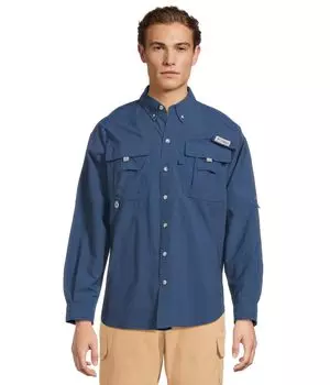 Рубашка Columbia Bahama II Long, цвет Carbon 1