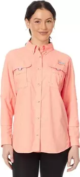 Рубашка Columbia Bahama L/S Shirt, цвет Tiki Pink