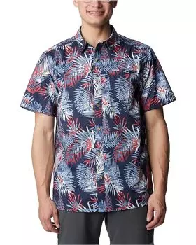Рубашка Columbia Big & Tall Super Slack Tide Camp Shirt, нави