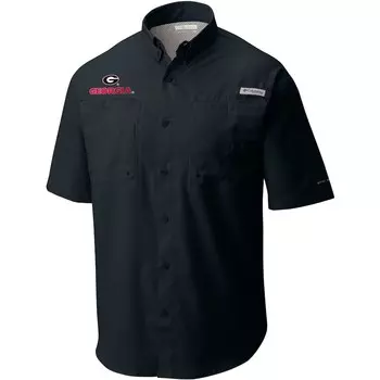 Рубашка Columbia Georgia Bulldogs, черный