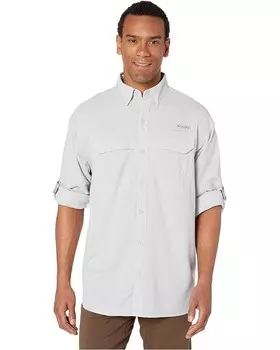 Рубашка Columbia Low Drag Offshore Long Sleeve, цвет Cool Grey/White