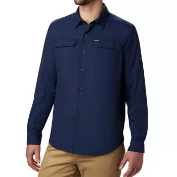 Рубашка Columbia Men White Silver Ridge2.0 Long Sleeve, темно-синий