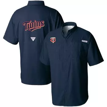 Рубашка Columbia Minnesota Twins, нави