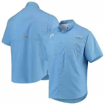 Рубашка Columbia Philadelphia Phillies, синий