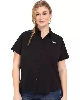 Рубашка Columbia Plus Size Tamiami II S/S Shirt, черный