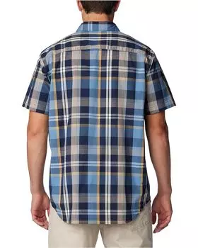 Рубашка Columbia Rapid Rivers II Short Sleeve Shirt, цвет Collegiate Navy Multi Plaid