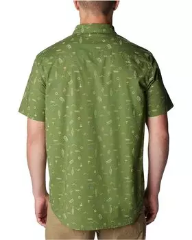 Рубашка Columbia Rapid Rivers Printed Short Sleeve Shirt, цвет Canteen Explorer