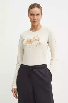 Рубашка Columbia с длинными рукавами, бежевый