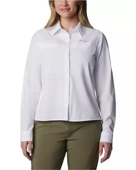 Рубашка Columbia Summit Valley Woven Long Sleeve Shirt, белый