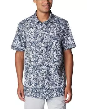 Рубашка Columbia Super Slack Tide Camp, цвет Collegiate Navy Tunado Tonal