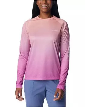 Рубашка Columbia Super Tidal Tee Long Sleeve, цвет Bright Lavender Gradient Scalefade