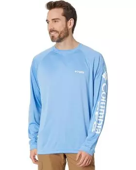Рубашка Columbia Terminal Tackle L/S, цвет White Cap/White Logo