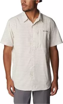 Рубашка Columbia Twisted CreekIII Short Sleeve, цвет Ancient Fossil Basic Stripe