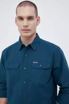 Рубашка Columbia, зеленый