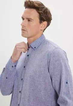 Рубашка Comfort Fit AC&CO / ALTINYILDIZ CLASSICS, темно-синяя