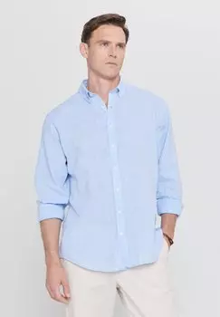 Рубашка Comfort Fit AC&CO / ALTINYILDIZ CLASSICS, синяя