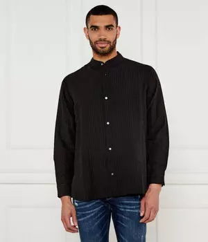 Рубашка Comfort fit Emporio Armani, черный