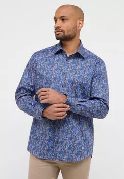 Рубашка COMFORT FIT Eterna, темно-синий