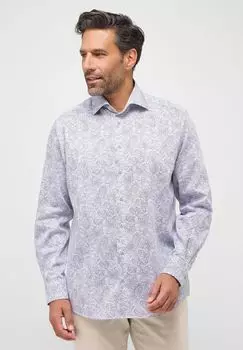 Рубашка COMFORT FIT из твила ETERNA, бежевый