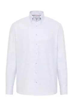 Рубашка COMFORT FIT из твила ETERNA, песочный