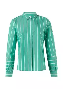 Рубашка comma casual identity Blouse, зеленый