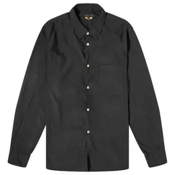 Рубашка Comme Des Garons Homme Plus Garment Treated Shirt, черный
