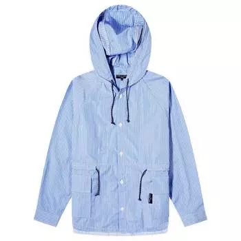 Рубашка Comme Des Garons Homme Stripe Hooded Shirt, цвет Sax, Navy & White