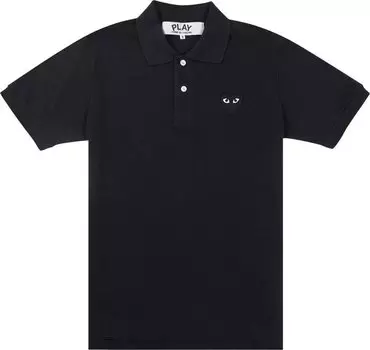 Рубашка Comme des Garons PLAY Heart Polo 'Black', черный