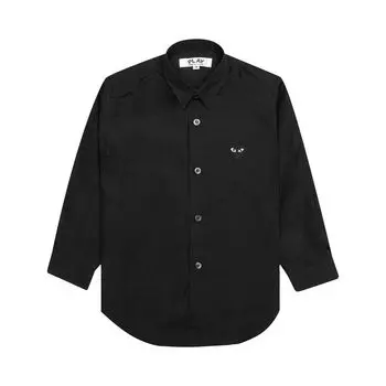 Рубашка Comme des Garons PLAY Shirt 'Black', черный