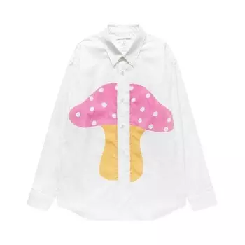 Рубашка Comme des Garons SHIRT x Brett Westfall Mushroom Shirt White, белый