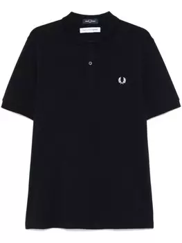 Рубашка Comme Des Garons Shirt x рубашка-поло с надписью Fred Perry, синий