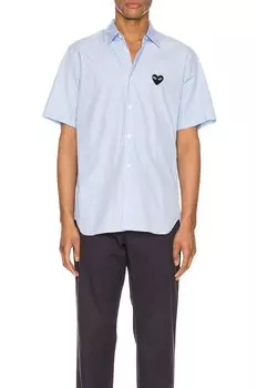 Рубашка Comme des Garons Striped, синий