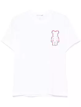 Рубашка Comme Des Garons x хлопковая футболка Be@rbrick Comme Des Garons Shirt, белый