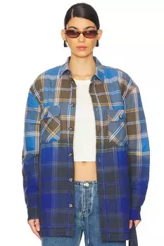 Рубашка Como pile H2Ofagerholt, brown & blue check