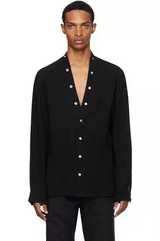 Рубашка Concordians Larry Fogpocket Rick Owens, черный