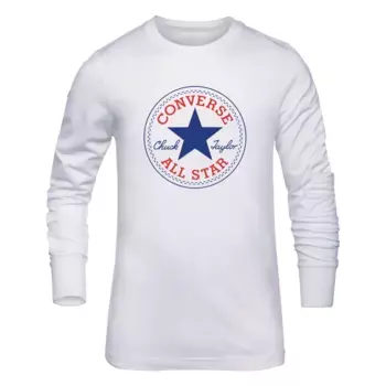 Рубашка Converse с длинными рукавами "CNVB CHUCK PATCH LS TEE", белый