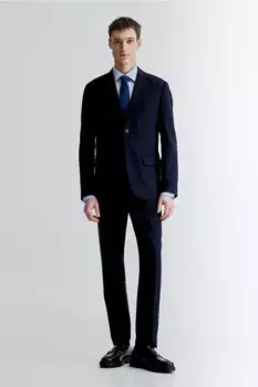Рубашка coolmax стандартного кроя H&M, синий