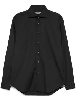Рубашка Corneliani с классическим воротником, черный